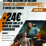 Les femmes à la Découverte du billard