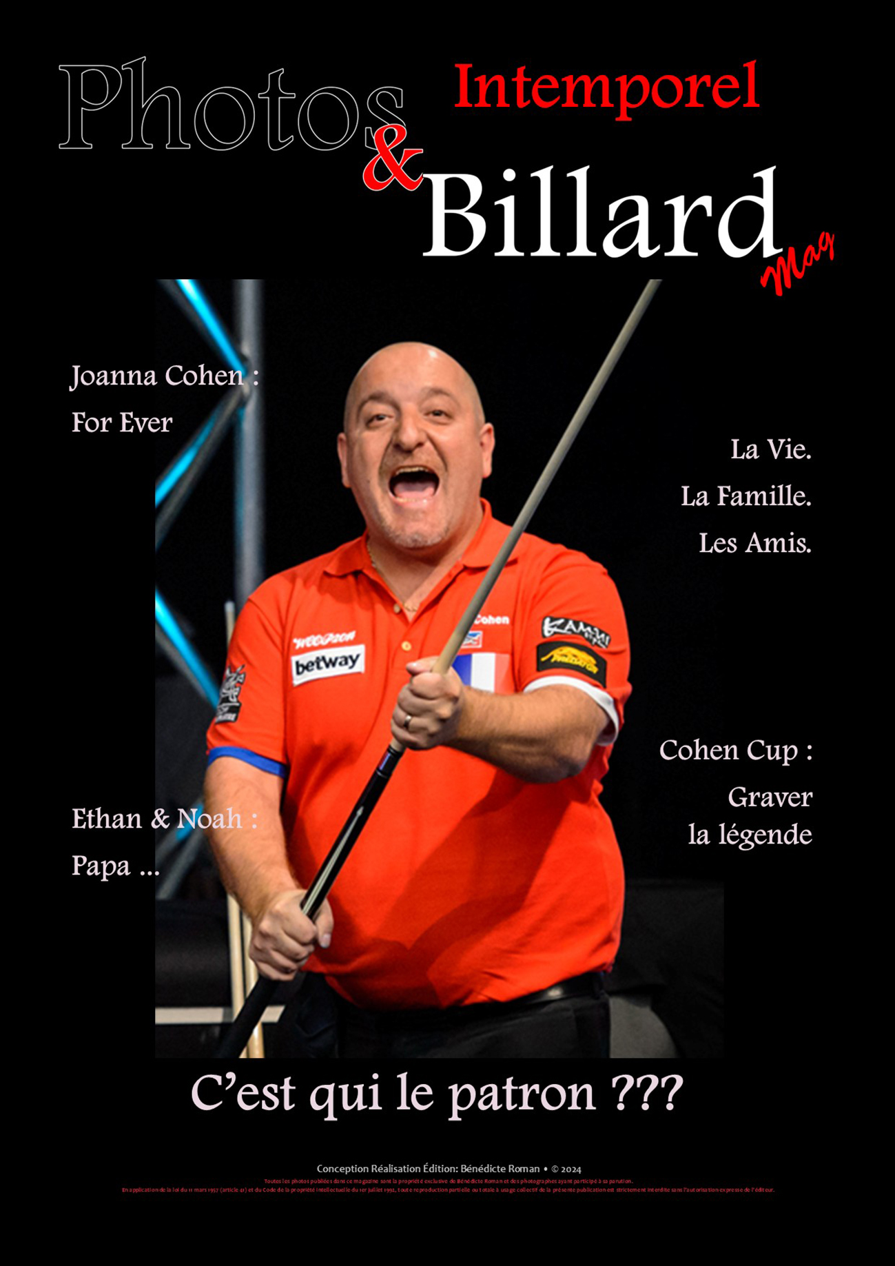 Photos & Billard Mag Stephan Cohen : Intemporel